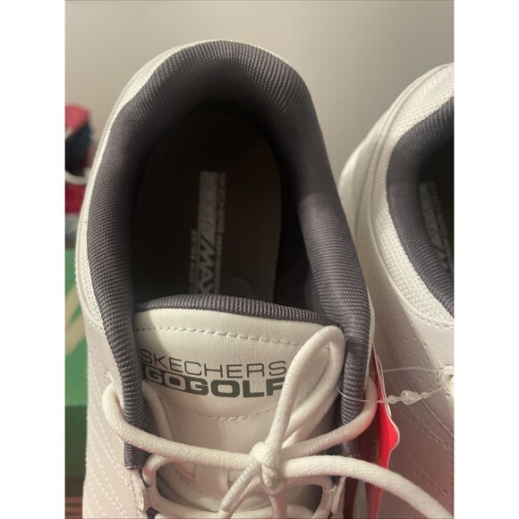 Skechers GO GOLF Pivot Spikeless Golf White/ Gray Shoes Men 11 Extra Wide New main image 6